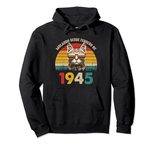 Consigue ahora Molando Desde Febrero 1945 Cumpleaños 79 Años Ideas para regalar Sudadera con Capucha Ofertas 2024 | regaloscumple.com