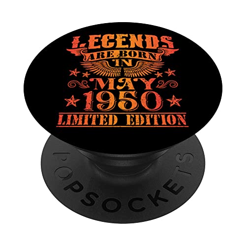 Consigue ahora Cumpleaños Catálogo Mayo 1950 Edición Limitada Regalo Legend May PopSockets PopGrip Intercambiable Top Precio 2025 | regaloscumple.com