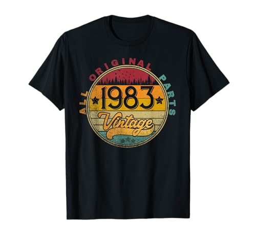Comprar Camisa retro vintage Ideas para regalar 1983 para regalo 40 años Camiseta Top Precio 2024 | regaloscumple.com