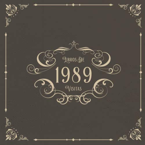 Consigue ahora Cumpleaños 1989 Libros Visitas: Libros visitas para fiestas cumpleaños estilo vintage para que la familia y los amigos inserten saludos y mensajes | 100 páginas Top Precio 2024 | regaloscumple.com
