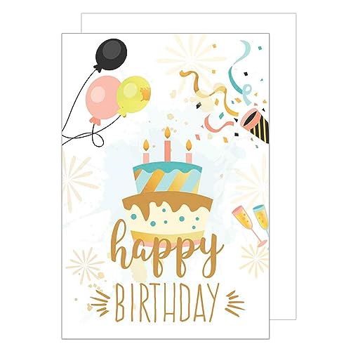 Consigue ahora Edition Seidel Premium XXL Maxi Tarjeta felicitación cumpleaños con sobre formato DIN A4 Promoción tarjeta felicitación cumpleaños tarjeta felicitación Billet Happy Birthday Hombre Mujer Top Precio 2024 | regaloscumple.com