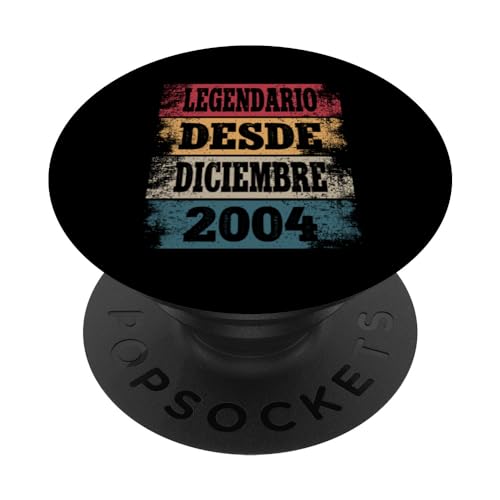 Consigue ahora Legendario Desde Diciembre 2004 - Navidad Cumpleaños 20 Años PopSockets PopGrip Intercambiable Ofertas 2024 | regaloscumple.com