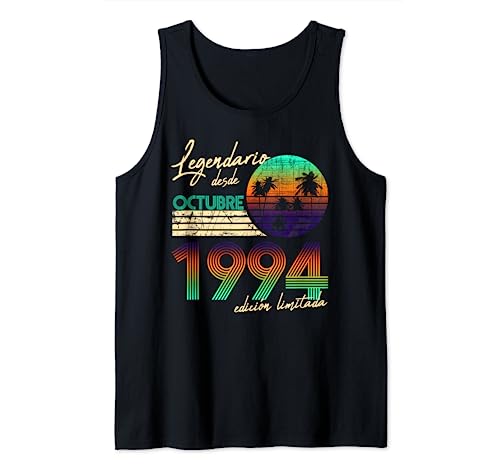 Consigue ahora Cumpleaños Hombre Regalos Legendario Desde Octubre 1994 Camiseta sin Navidad Mangas Rebajas 2025 | regaloscumple.com