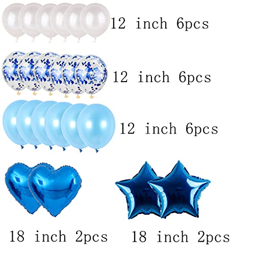 Comprar ahora Globos 55 cumpleaños decoración hombre azul decoración cumpleaños 55 años