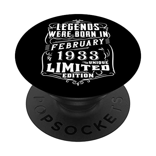 Comprar Cumpleaños Febrero 1933 Edición Limitada Regalo February PopSockets Navidad PopGrip Intercambiable Ofertas 2024 | regaloscumple.com