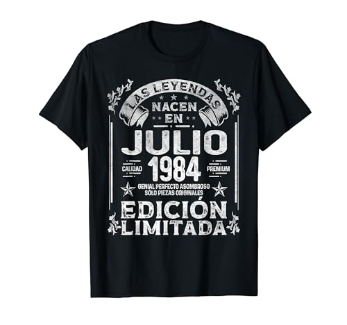 Oferta Las nacen Julio - Años Camiseta