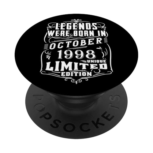 Consigue ahora Cumpleaños Octubre 1998 Edición Limitada Regalos Regalo Used Vintage PopSockets PopGrip Intercambiable Rebajas 2024 | regaloscumple.com
