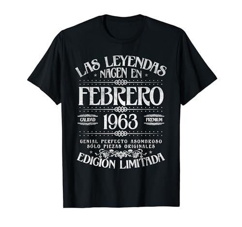 Oferta Las nacen Febrero - Años Camiseta