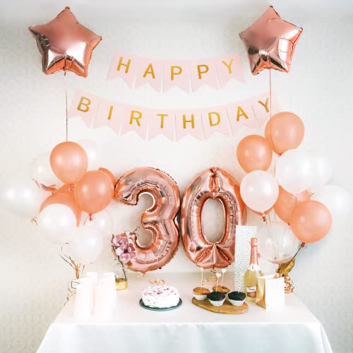 Dónde comprar en España Envami® Cumpleaños Años Rosas Globos Decoracion Feliz Decoracion Globos - Numeros - Niña Adultos