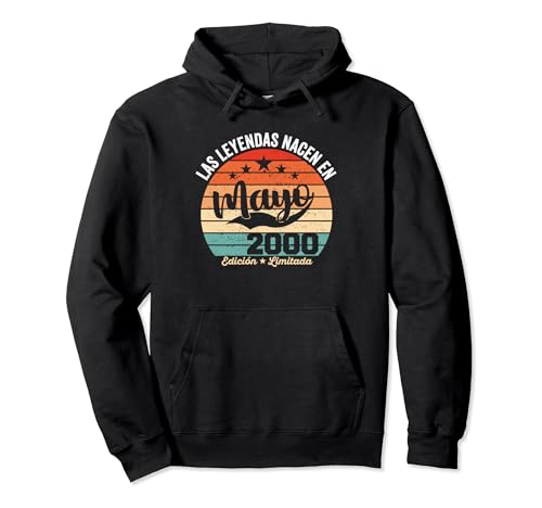 Consigue ahora 24 años Cumpleaños Las Leyendas nacen Ideas para regalar en Mayo 2000 Sudadera con Capucha Ofertas 2025 | regaloscumple.com