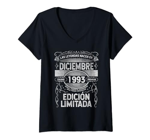 Oferta Las nacen Diciembre - Años Camiseta V