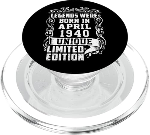 Comprar Cumpleaños Abril 1940 Edición Limitada Regalo April PopSockets PopGrip para Ideas para regalar MagSafe Top Precio 2024 | regaloscumple.com