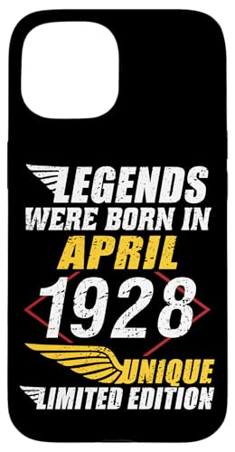 Comprar Carcasa para iPhone 15 Cumpleaños Abril 1928 Edición Limitada Promoción Regalo April Top Precio 2025 | regaloscumple.com