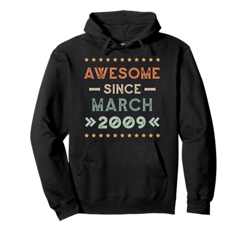 Consigue ahora Awesome Since Navidad March 2009 Birthday Design Sudadera con Capucha Ofertas 2024 | regaloscumple.com