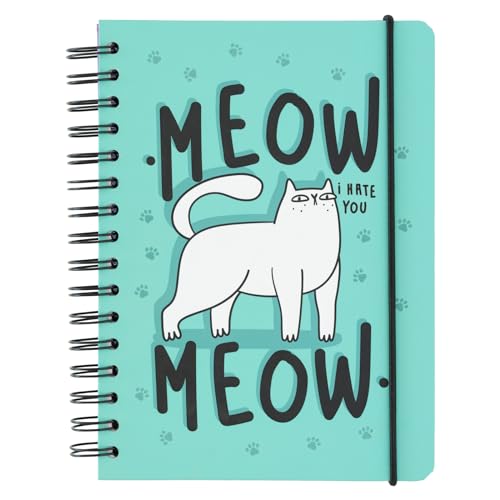 Consigue ahora Grupo Erik Cuaderno Meow Meow - Cuaderno A5 - Cuaderno punteado | Bullet Journal - Cuaderno notas - Bloc notas A5 - Libreta A5 Material escolar y papeleria Promoción Rebajas 2024 | regaloscumple.com