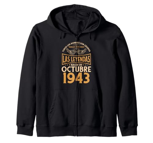 Consigue ahora Cumpleaños Hombre Regalos Las Leyendas Octubre 1943 Sudadera con BlackFriday Capucha Rebajas 2024 | regaloscumple.com