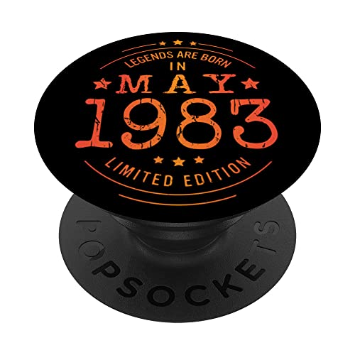 Comprar Promoción Cumpleaños Mayo 1983 Edición Limitada Regalo Legend May PopSockets PopGrip Intercambiable Rebajas 2025 | regaloscumple.com