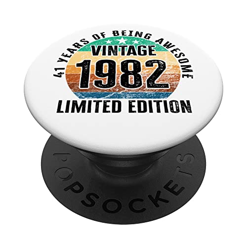 Comprar 41 cumpleaños Año nacimiento Regalos 1982 Edición limitada PopSockets PopGrip Intercambiable Ofertas 2025 | regaloscumple.com
