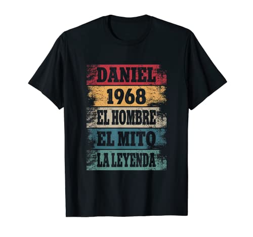 Comprar Hombre Daniel 54 Cumpleaños Regalo Años Divertido BlackFriday Decoración 1968 Camiseta Ofertas 2025 | regaloscumple.com