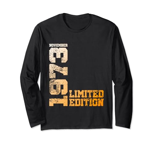 Consigue ahora Noviembre 1973 regalo I 50 cumpleaños 50 años hombre mujer Manga Larga Top Regalos Precio 2024 | regaloscumple.com