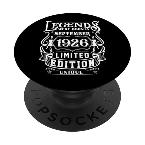 Comprar Cumpleaños Septiembre 1926 Edición Limitada Regalo Vintage PopSockets PopGrip Catálogo Adhesivo Rebajas 2025 | regaloscumple.com