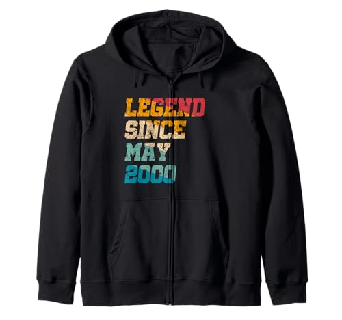 Comprar Leyenda 25 años desde mayo 2000 Vintage BlackFriday 25 cumpleaños Sudadera con Capucha Top Precio 2025 | regaloscumple.com