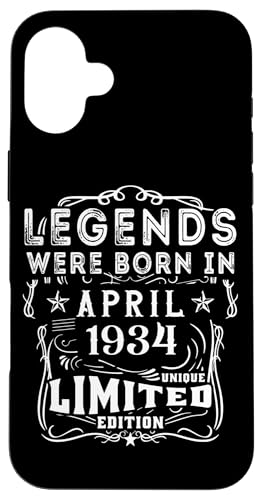 Consigue ahora Cumpleaños Carcasa para iPhone 16 Plus Cumpleaños Abril 1934 Edición Limitada Regalo April Ofertas 2025 | regaloscumple.com