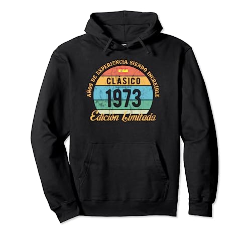 Consigue ahora Clásico Nacido En 1973 Vintage 51 Cumpleaños Puesta Promoción De Sol Sudadera con Capucha Ofertas 2025 | regaloscumple.com