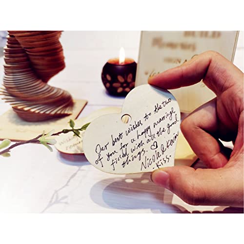 Mejores precios Libro boda, Halloween, 72 madera, cumpleaños, graduación, bebé, rústica