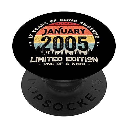 Comprar Regalo 17 años Cumpleaños Chico Chica - Enero Catálogo 2005 PopSockets PopGrip Intercambiable Top Precio 2024 | regaloscumple.com
