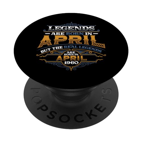 Consigue ahora Las leyendas nacen en abril 1960 Cumpleaños 64 Cumpleaños las mujeres PopSockets PopGrip Intercambiable Rebajas 2024 | regaloscumple.com
