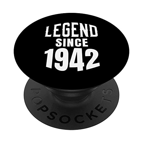 Comprar Nacido en 1942 Regalos cumpleaños Ideas para regalar para mujeres 80th Legend desde 1942 PopSockets PopGrip Intercambiable Ofertas 2024 | regaloscumple.com