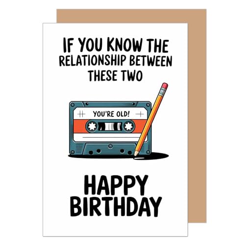 Consigue ahora Edition Seidel Tarjeta cumpleaños premium con sobre tarjeta felicitación tarjeta BlackFriday cumpleaños tarjeta felicitación cumpleaños hombre y mujer casette divertido humor (G3692 SW024) Ofertas 2024 | regaloscumple.com