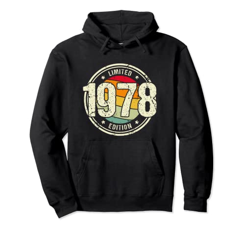 Oferta Retro Años en Edición 46 Sudadera Capucha