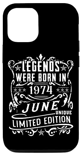 Comprar Carcasa para iPhone 12/12 Ideas para regalar Pro Cumpleaños Junio 1974 Edición Limitada Regalo Legend June Top Precio 2025 | regaloscumple.com