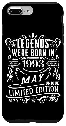 Consigue ahora Carcasa para iPhone 7 Plus/8 Ideas para regalar Plus Cumpleaños Mayo 1993 Edición Limitada Regalo Legend May Top Precio 2025 | regaloscumple.com