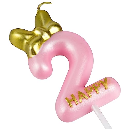 Top Precios AOMIG Velas Cumpleaños Originales, Número 2 Divertidas, de Pastel Cumpleaños, Personalizadas para Aniversario, Fiesta Temática, 0-9 Elegir