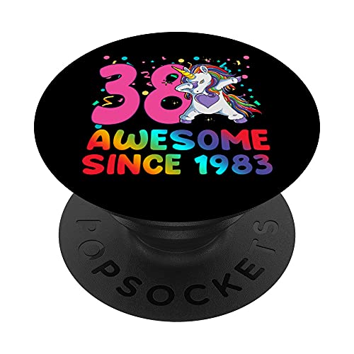 Consigue ahora Impresionante Desde 1983 Dabbing Unicorn 38 años 38 cumpleaños PopSockets Regalos PopGrip Intercambiable Top Precio 2025 | regaloscumple.com