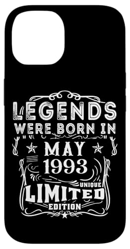 Comprar Carcasa para iPhone 14 Cumpleaños Mayo Promoción 1993 Edición Limitada Regalo Legend May Rebajas 2025 | regaloscumple.com