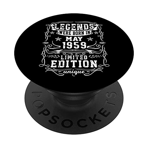 Comprar Cumpleaños Mayo 1959 Edición Limitada Regalo Legend May PopSockets Navidad PopGrip Adhesivo Ofertas 2025 | regaloscumple.com