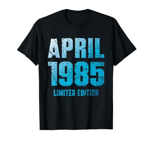 Consigue ahora 38 Cumpleaños Hombre 38 Años Edición Limitada Abril Catálogo 1985 Camiseta Rebajas 2024 | regaloscumple.com