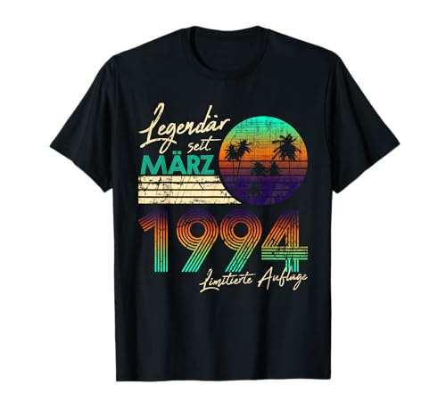 Consigue ahora Regalo Cumpleaños Legendaria Cumpleaños Desde Marzo 1994 Camiseta Top Precio 2024 | regaloscumple.com