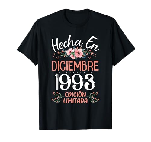 Consigue ahora Hecha En Diciembre 1993 Mujer Regalo 31 Años Cumpleaños Camiseta Promoción Top Precio 2024 | regaloscumple.com