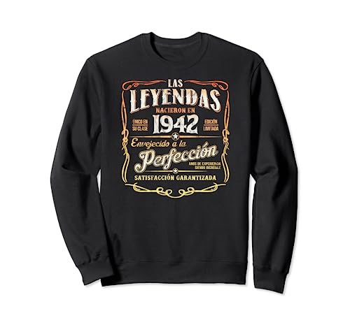 Consigue ahora Las Regalos Leyendas Nacieron En 1942 Vintage Original 82 Cumpleaños Sudadera Top Precio 2024 | regaloscumple.com