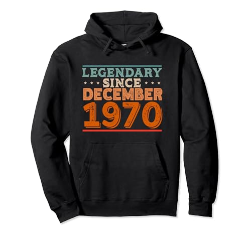 Comprar Regalos Legendario desde diciembre 1970 retro vintage fiesta cumpleaños Sudadera con Capucha Top Precio 2024 | regaloscumple.com