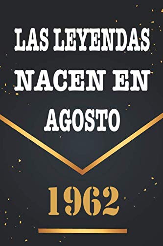 Consigue ahora Las Navidad Leyendas Nacen En Agosto De 1962: Libro visitas 58 años cuaderno 120 páginas felicitaciones idea regalo regalo 58 aniversario para pareja niño mujer hombre Top Precio 2024 | regaloscumple.com