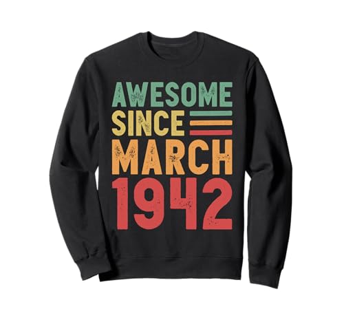 Consigue ahora Impresionante regalo 90 cumpleaños desde Promoción marzo 1942 Sudadera Top Precio 2025 | regaloscumple.com