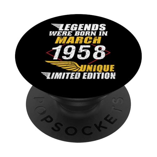 Comprar Cumpleaños Marzo 1958 Edición Navidad Limitada Regalo March 1958 PopSockets PopGrip Adhesivo Top Precio 2025 | regaloscumple.com
