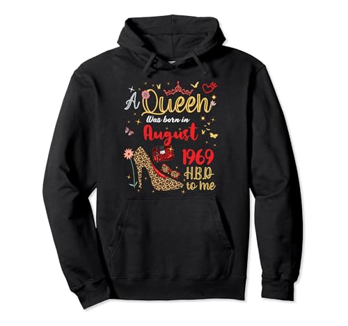 Comprar Ideas para regalar Agosto Cumpleaños Nació Una Reina en Agosto 1969 Agosto Sudadera con Capucha Ofertas 2024 | regaloscumple.com