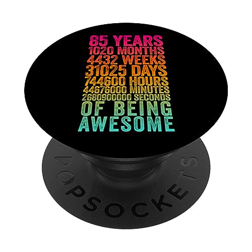 Consigue ahora BlackFriday Divertida camisa cumpleaños 85 Old Meter Funny 85 Year Old Gifts PopSockets PopGrip Intercambiable Rebajas 2025 | regaloscumple.com